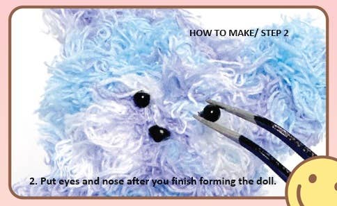 K-Wonderland – wholesale DIY craft kit – MORU Bow Doll DIY Kit / Easy & Simple12