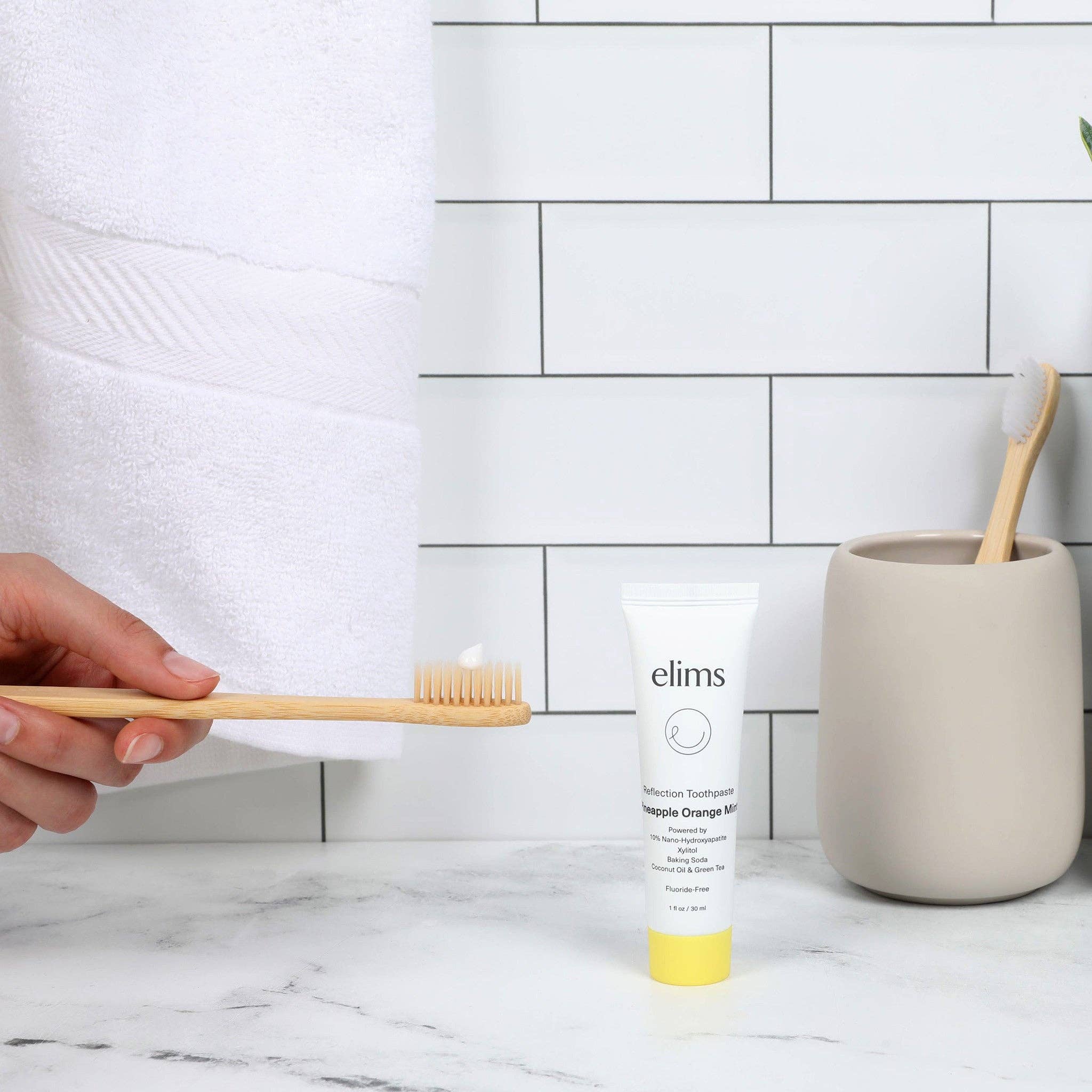 ELIMS – wholesale Tandkräm – Tandkräm i resestorlek i ananas apelsinmynta (1 oz)2