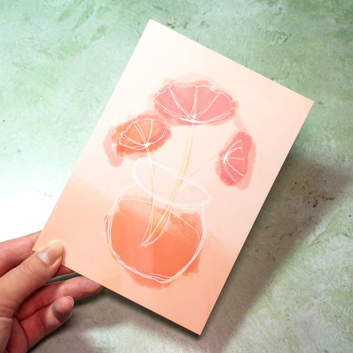 Whimsydew Art - Wholesale Art Print - Flower Vase 1 Art Print1