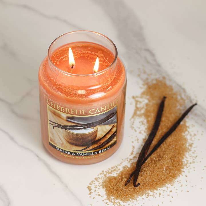 A Cheerful Giver – wholesale Jar/filled candle – Cheerful Candle (24oz.) – Sugar & Vanilla Bean