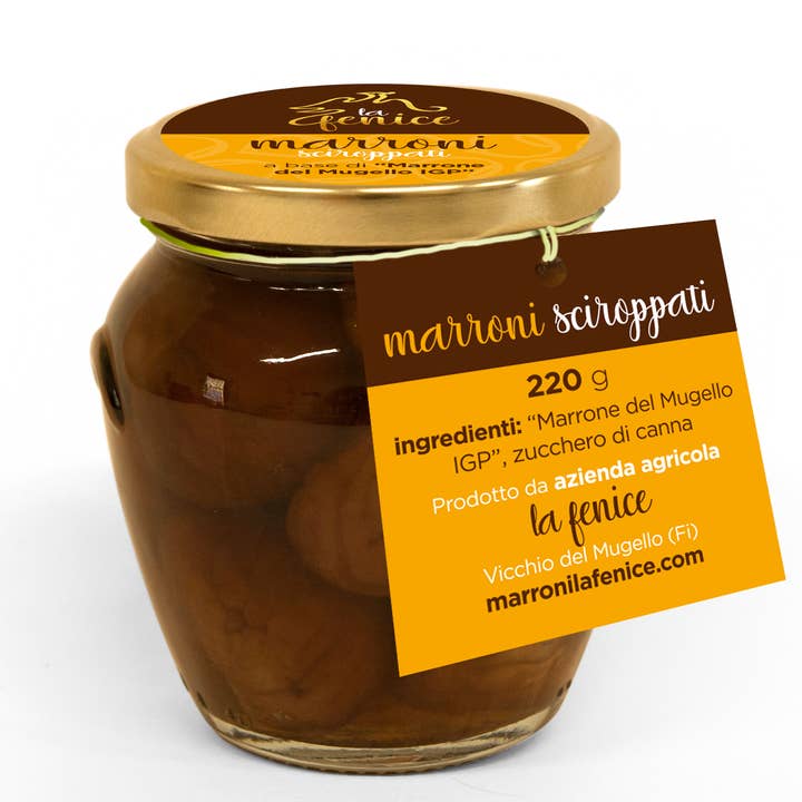 La Fenice – wholesale Sylt/gelé – Bruna i sirap, tillverkad i Toscana IT, glutenfri, vegan