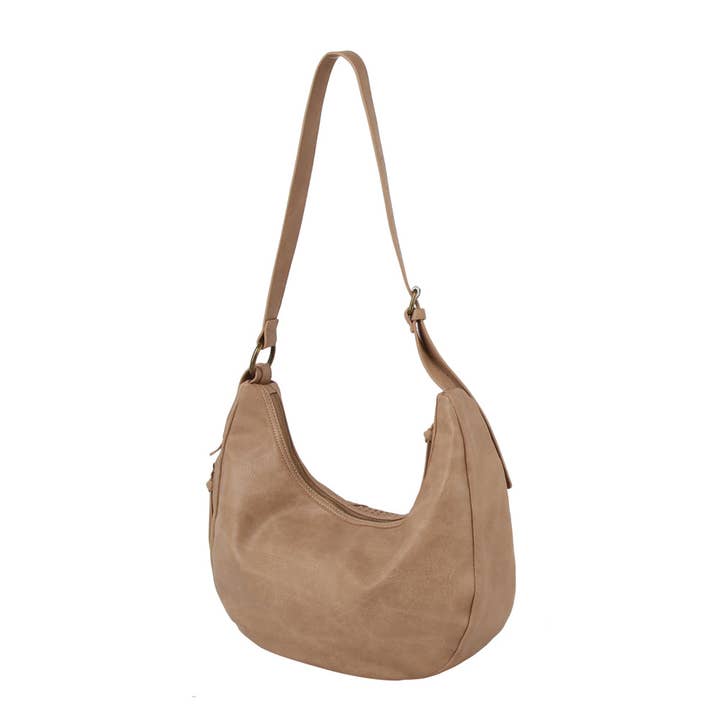 Handbag Factory Corp - Wholesale Shoulder Bag - Women's - Classic western style buckle point hobo crossbody