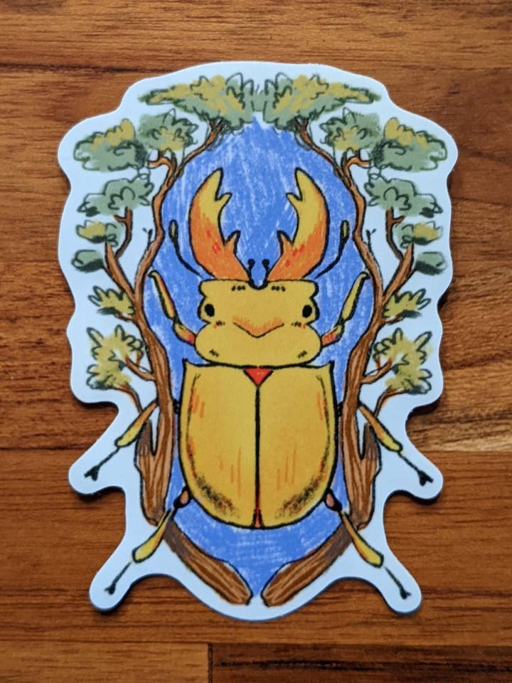 Autocollant en vinyle Beetle Crest pour la vente par eonhawk