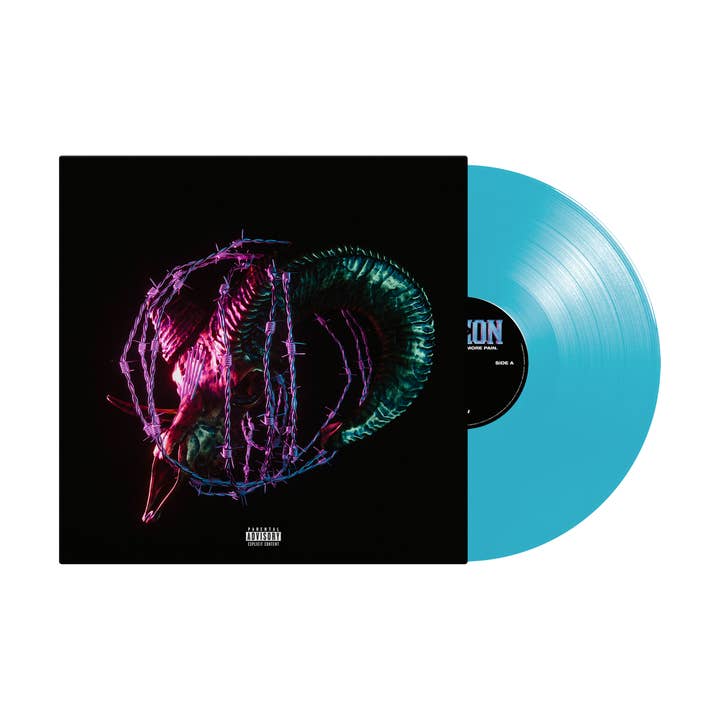MORE POWER. MORE PAIN. Turquoise LP for wholesale by Rude Records