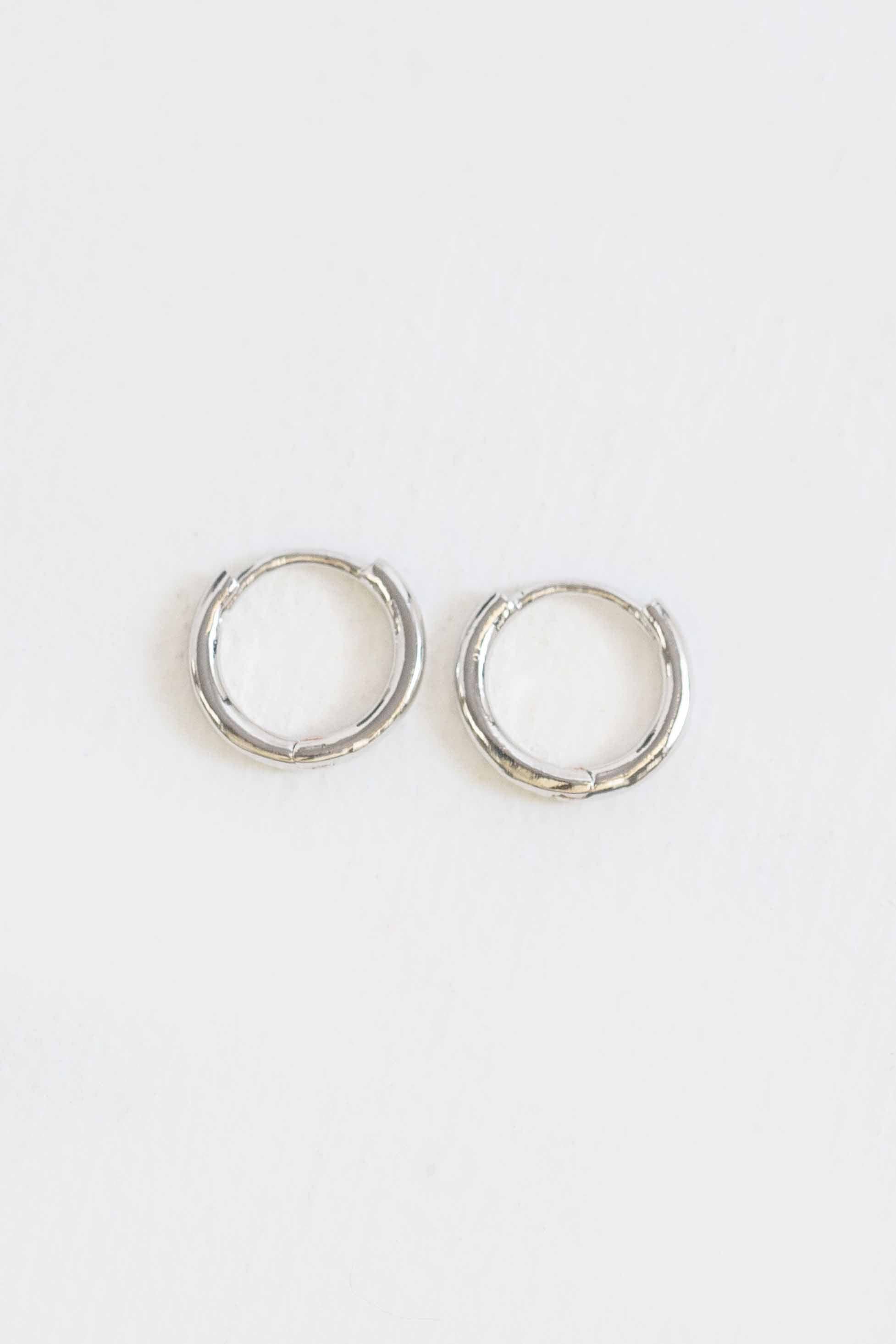 Lovoda - Wholesale Huggie Earrings - Ultra Mini Huggie Hoop Earrings | Silver2
