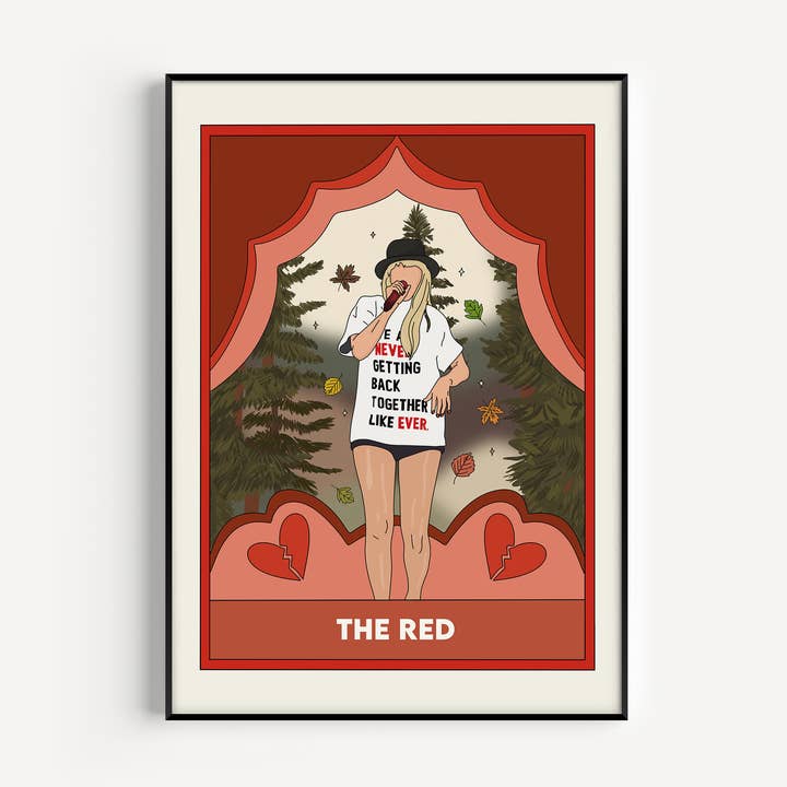 L'impression d'art tarot de l'ère rouge pour la vente par Twisted Rebel Designs