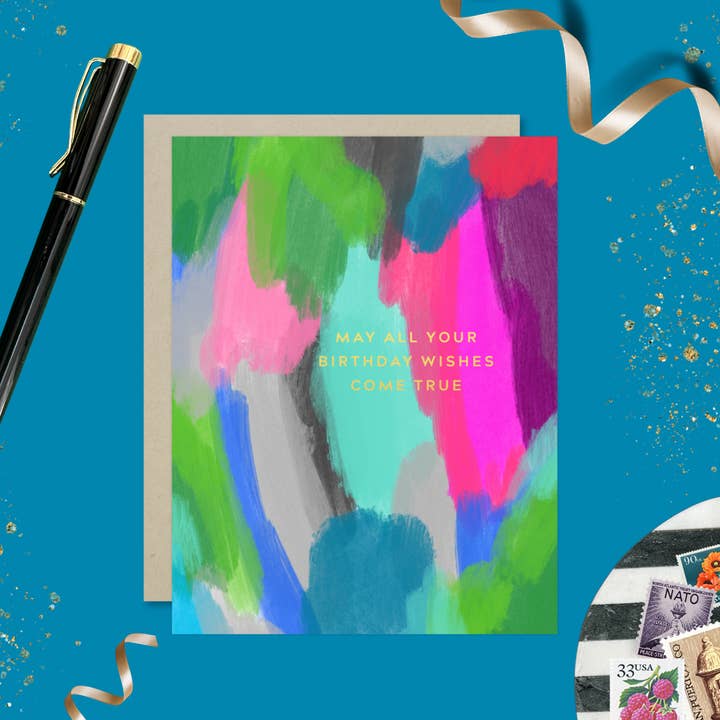 Barone and Co. - Wholesale Birthday Card - Painterly Birthday Birthday Card2