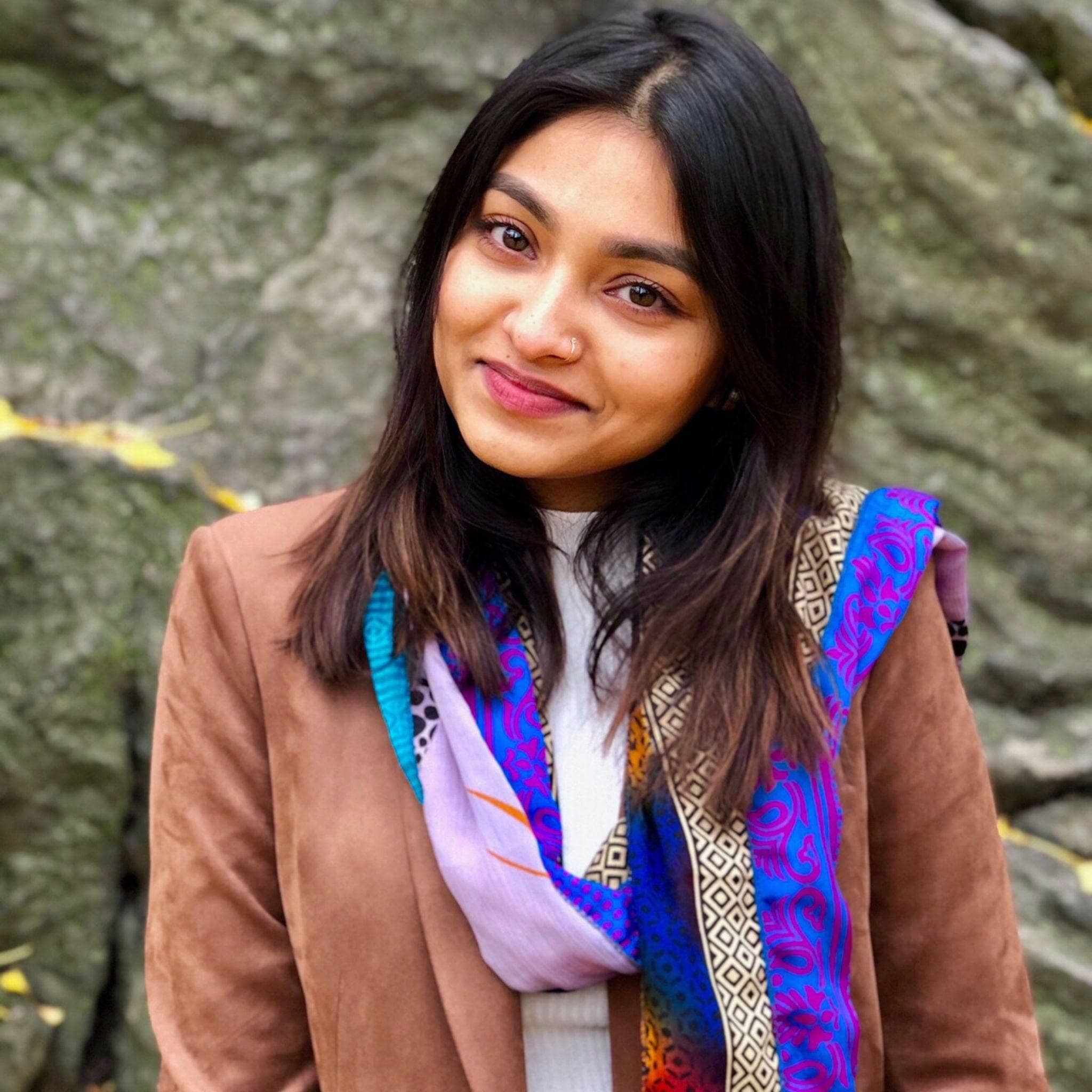 Darn Good Yarn - Wholesale Scarf - Women's - Reclaimed Sari Medley Scarf4