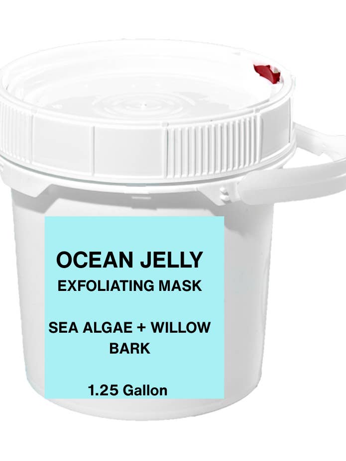 OCEAN JELLY EXFOLIATING MASK - 1. 25 GAL SPA BACK BAR, BULK for wholesale by Laguna Herbals BULK products