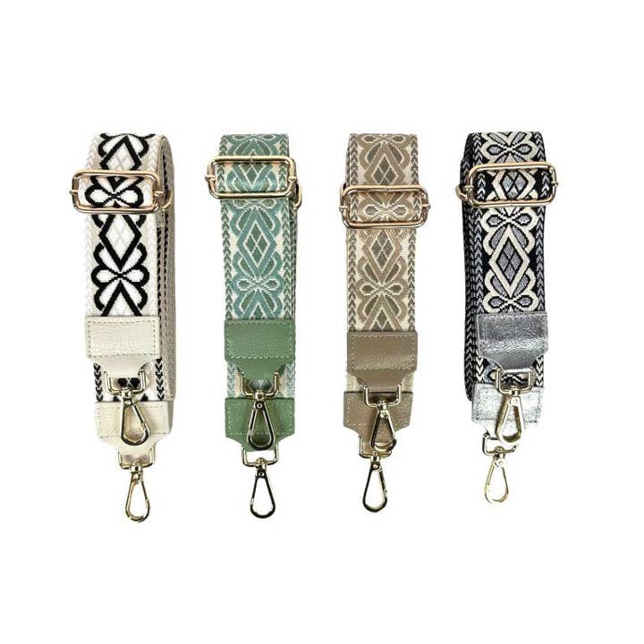 Chenson & Gorett - Wholesale Bag Strap - Women's - Bag Strap with Silver or Gold Clip, per pack10