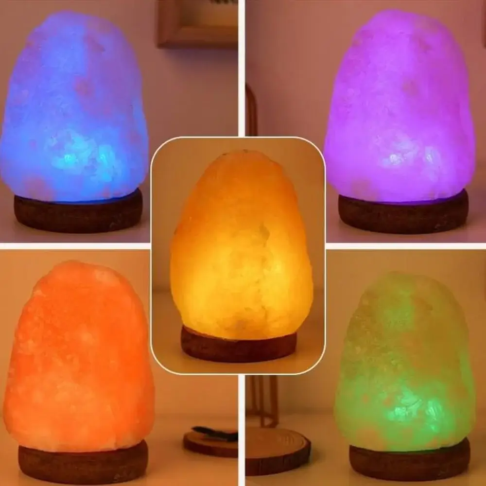 Himalayan Trading Co.® – wholesale Salt lamp – Color Changing USB Himalayan Salt Lamp (1–2 lb) LED Mini7
