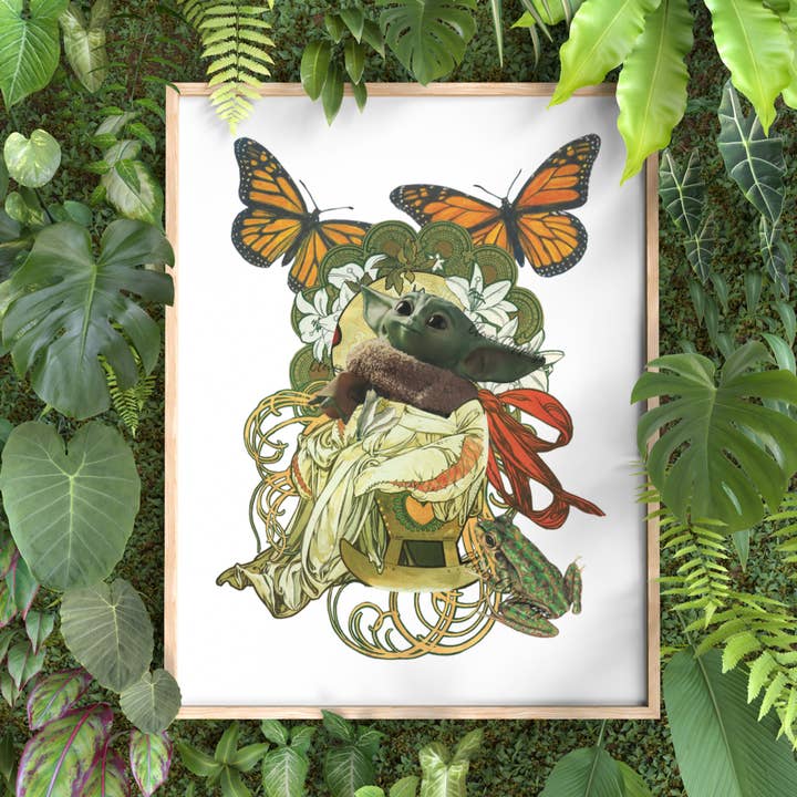 Star Wars inspiriert: Grogu - Das Kind für den Großhandel von Clever Clippings