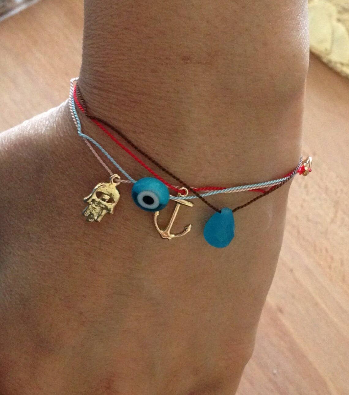 Jennifer Shon Jewelry – Engroshandel Halskæde med vedhæng – Fortune Cookie halskæde eller armbånd med silkesnor i guld/sølv3