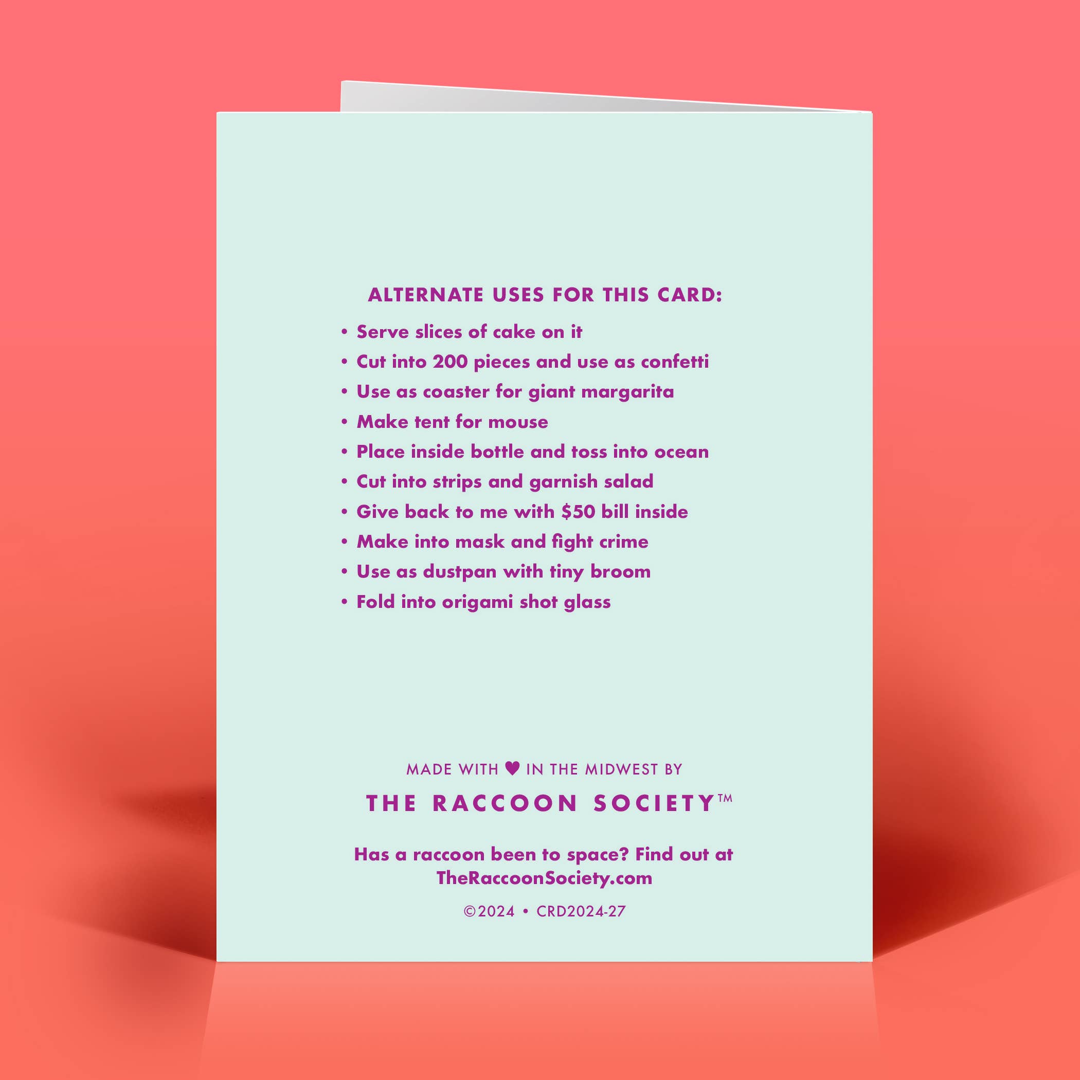 The Raccoon Society – Großhandel Geburtstagskarten – Ich habe gefurzt Geburtstagskarte1