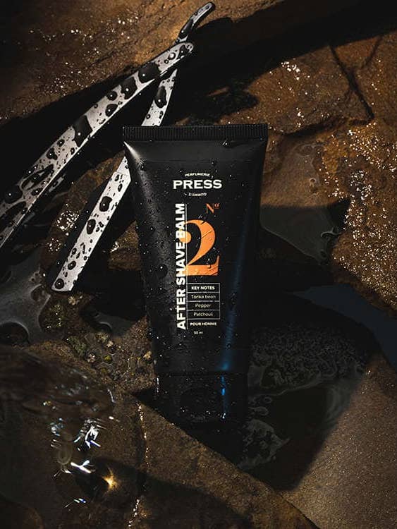 Bálsamo para después del afeitado № 2: haba tonka, pimienta, pachulí para venta al por mayor de Press Gurwitz Perfumerie