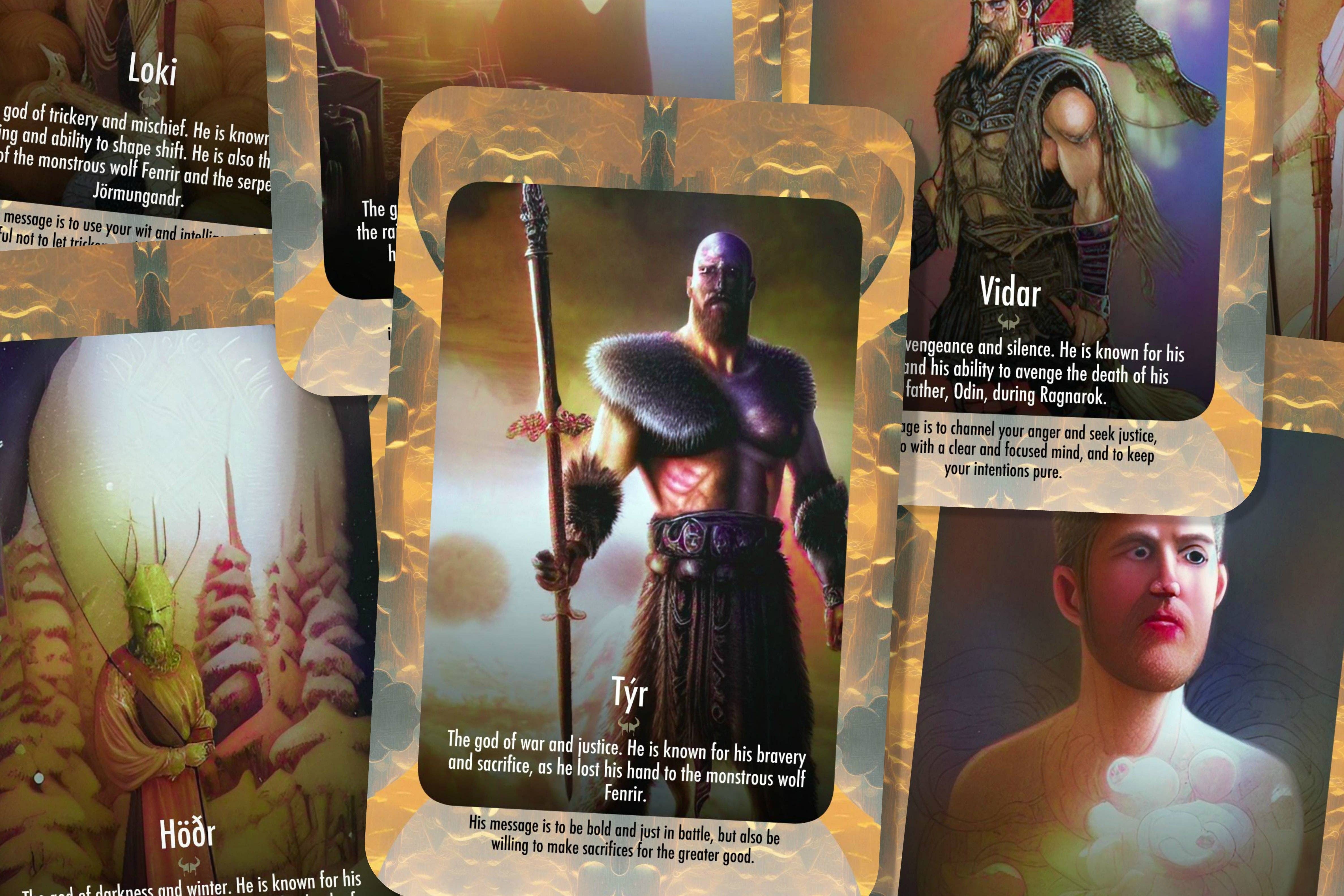 IBIZA TAROT - Wholesale Tarot Cards - Norse Mythology - Exploring the Powers and Legends of Gods1