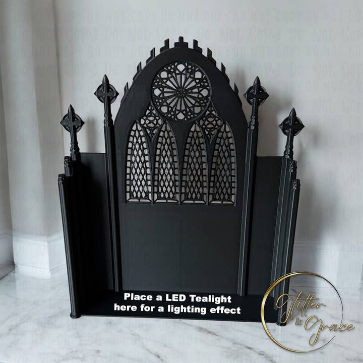 Glitter And Grace, LLC - Wholesale Decorative Tabletop Object - Gothic Cathedral4