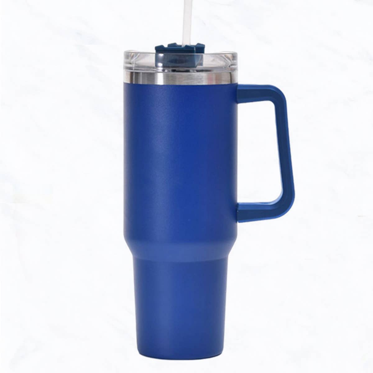 Suzie Q USA - Wholesale Insulated Mug/Tumbler - 40 oz, Stainless Steel Tumbler with Handle, Straws Include15