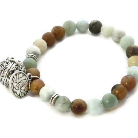 Destination Oils - Wholesale Aromatherapy Bracelet - Canyon Natural Stone Essential Oil Diffuser Bracelet