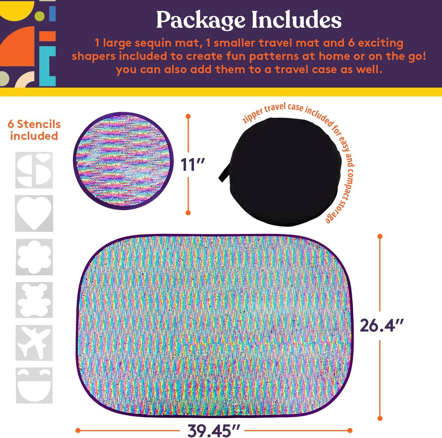 Special Supplies - Wholesale Wall Decor - Kids & Baby - Sequin Fabric Sensory Wall, 39” x 26”, Large Fabric Panel with Colorful Flip Sequined Tactile Stimulation for Kids or Adults, Calming and Stimulating Early Learning Play1