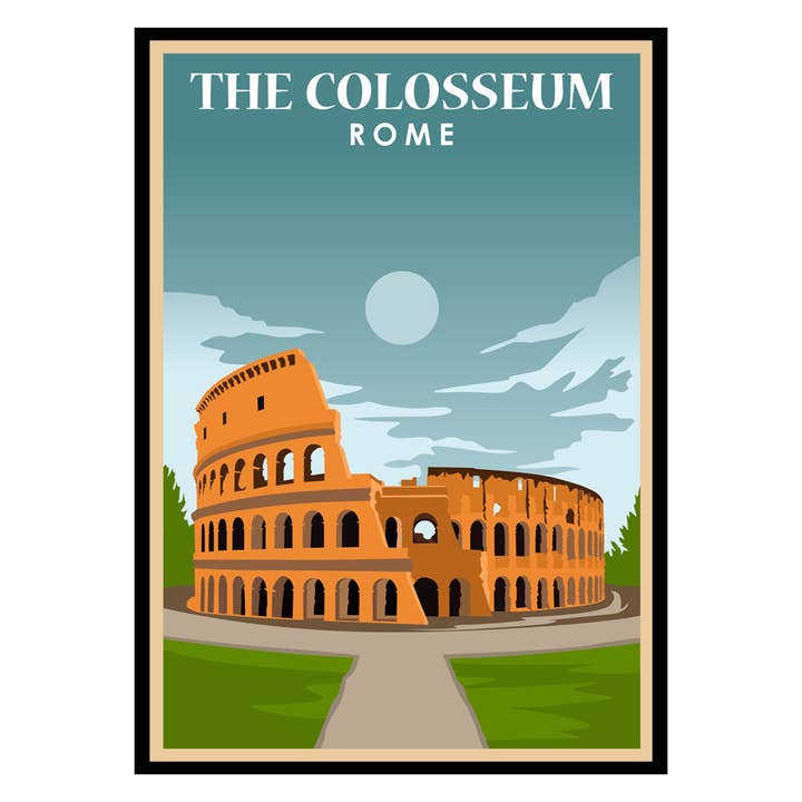 Colosseum Rome Poster for wholesale by Places of Art