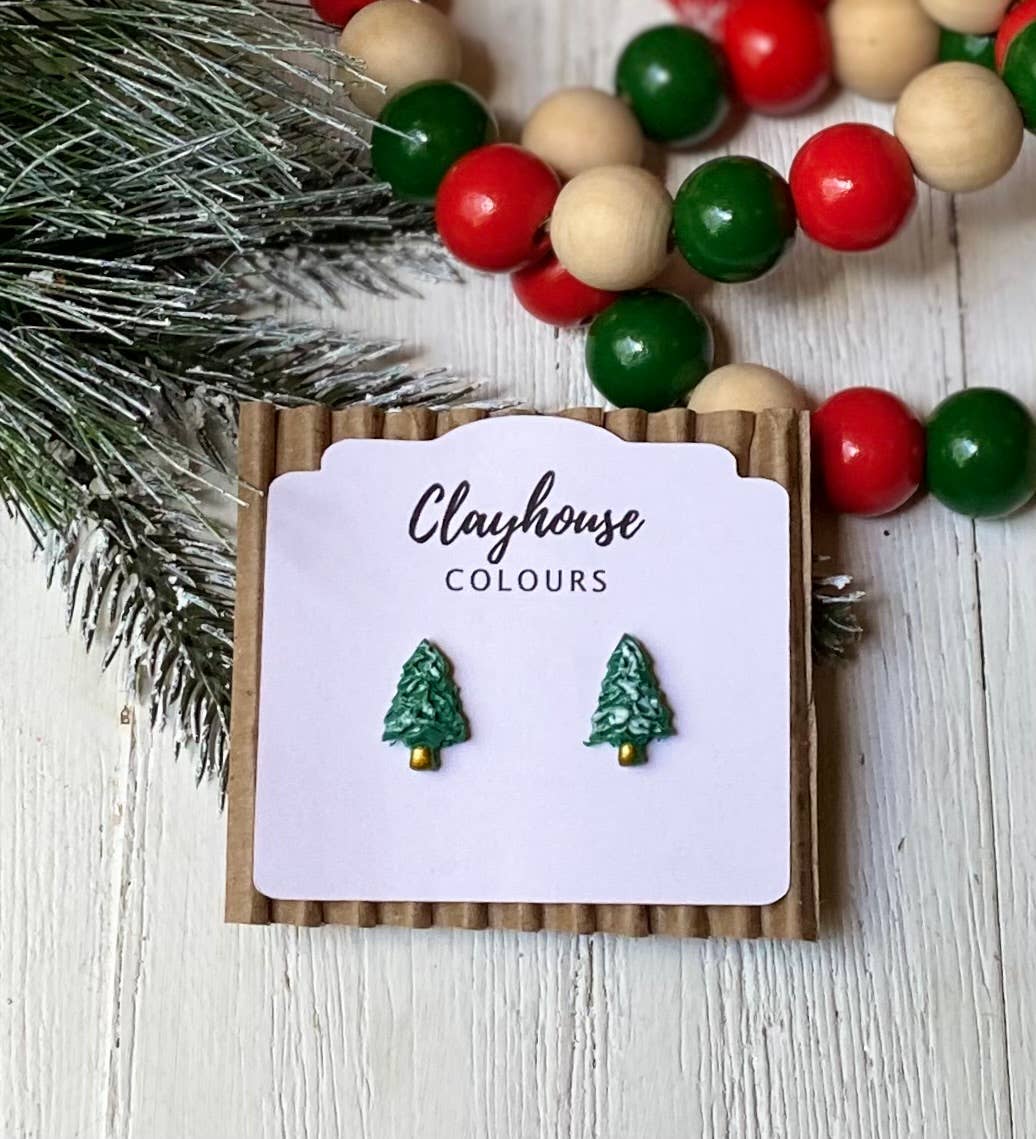 Clayhouse Colours - Wholesale Stud/Post Earrings - Christmas Stud Earrings7