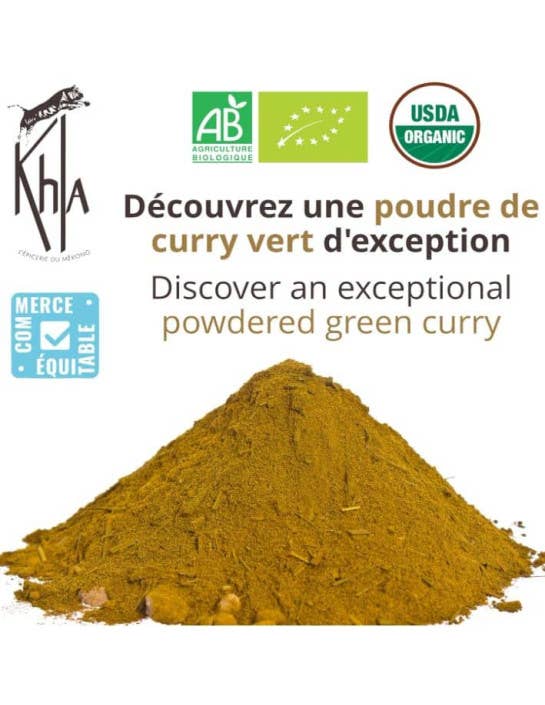 Khla - L'épicerie du Mékong – Especiarias secas por atacado – Curry Detox Orgânico em Pó - 100 g5
