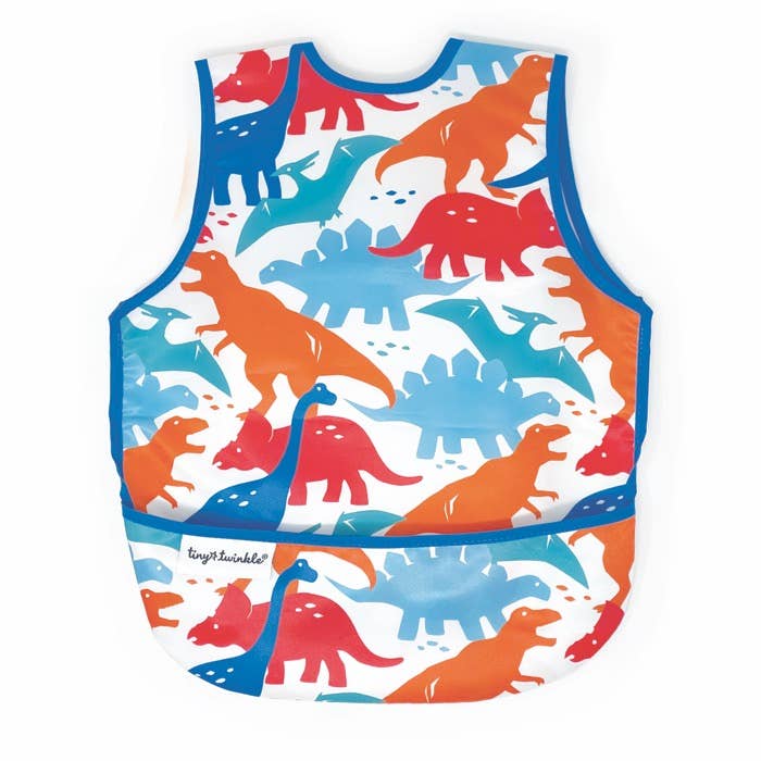 Babador sem mangas TINY TWINKLE Red Dino por atacado de Idea Gioconda