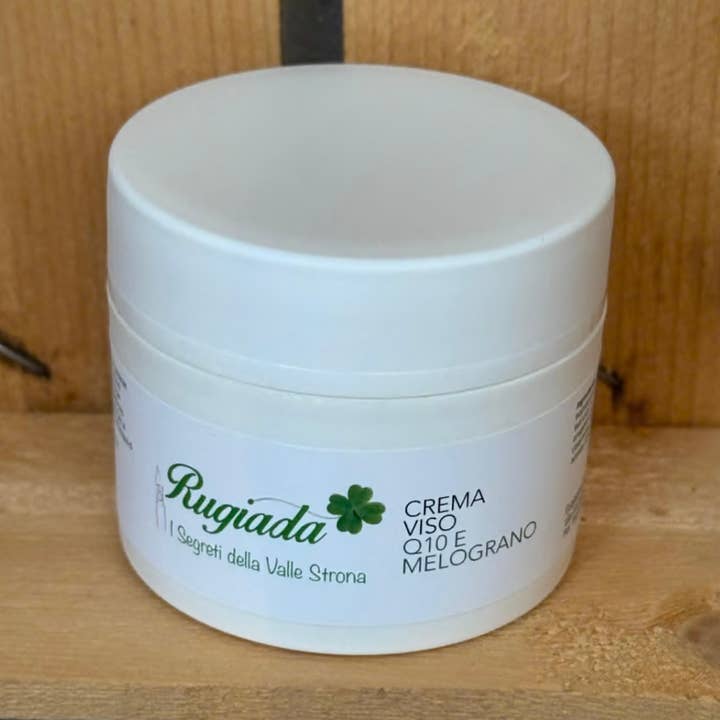 Rugiada I Segreti della Valle Strona - Wholesale Facial Moisturizer - Face Cream with Pomegranate and Coenzyme Q100