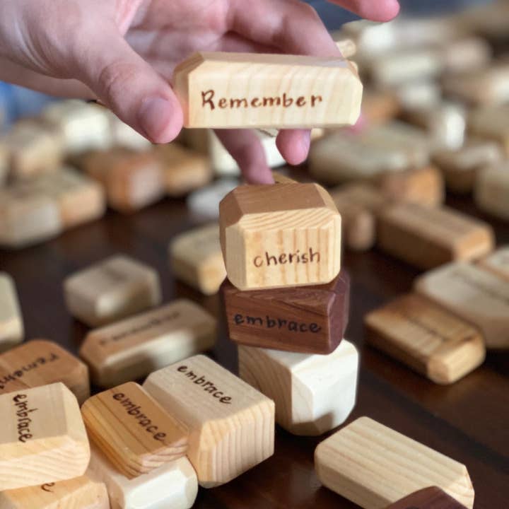 Sloflo World – Großhandel Tischdeko – Stapelstein-Set aus Holz