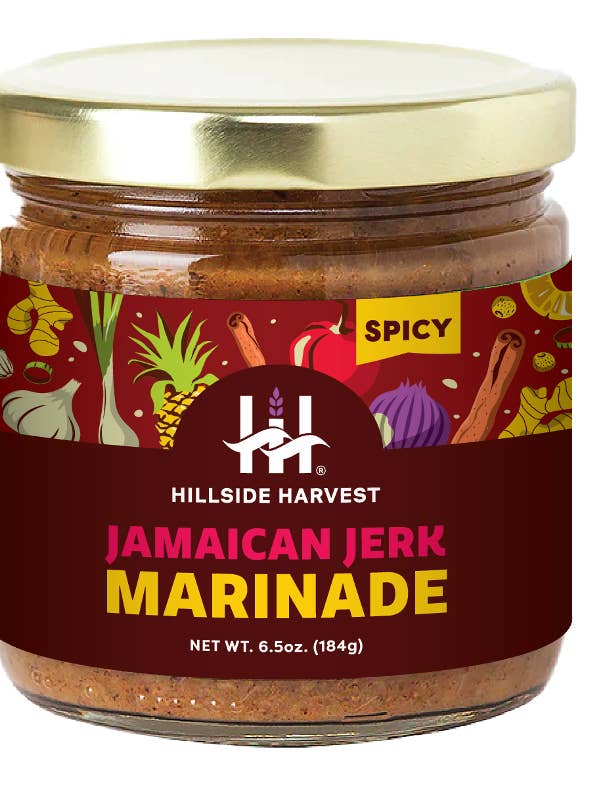 Spicy Jamaican Jerk Marinade for wholesale by Hillside Harvest