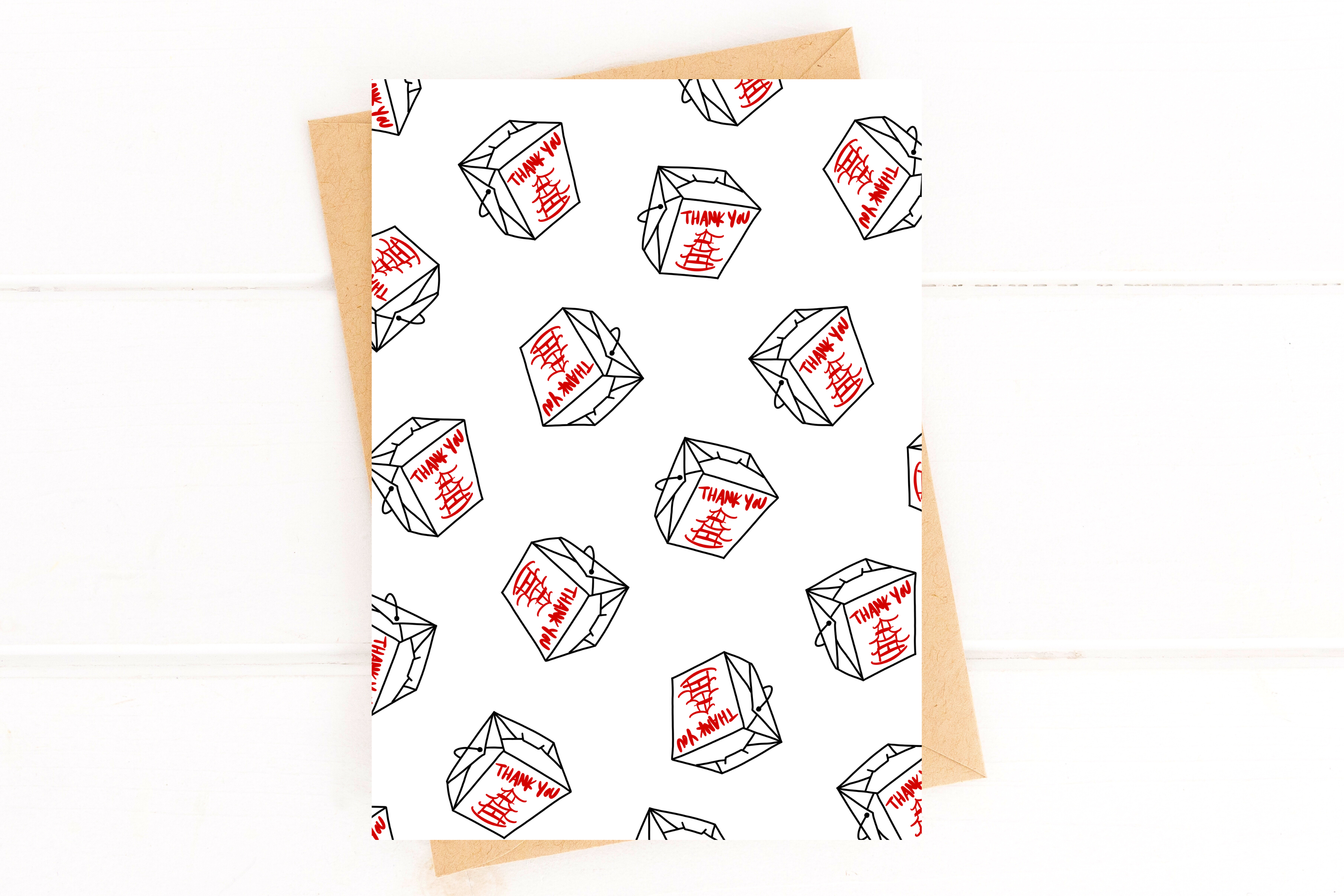 Five Dot Post - Vente Cartes de remerciements - Carte de remerciement pour les plats à emporter1