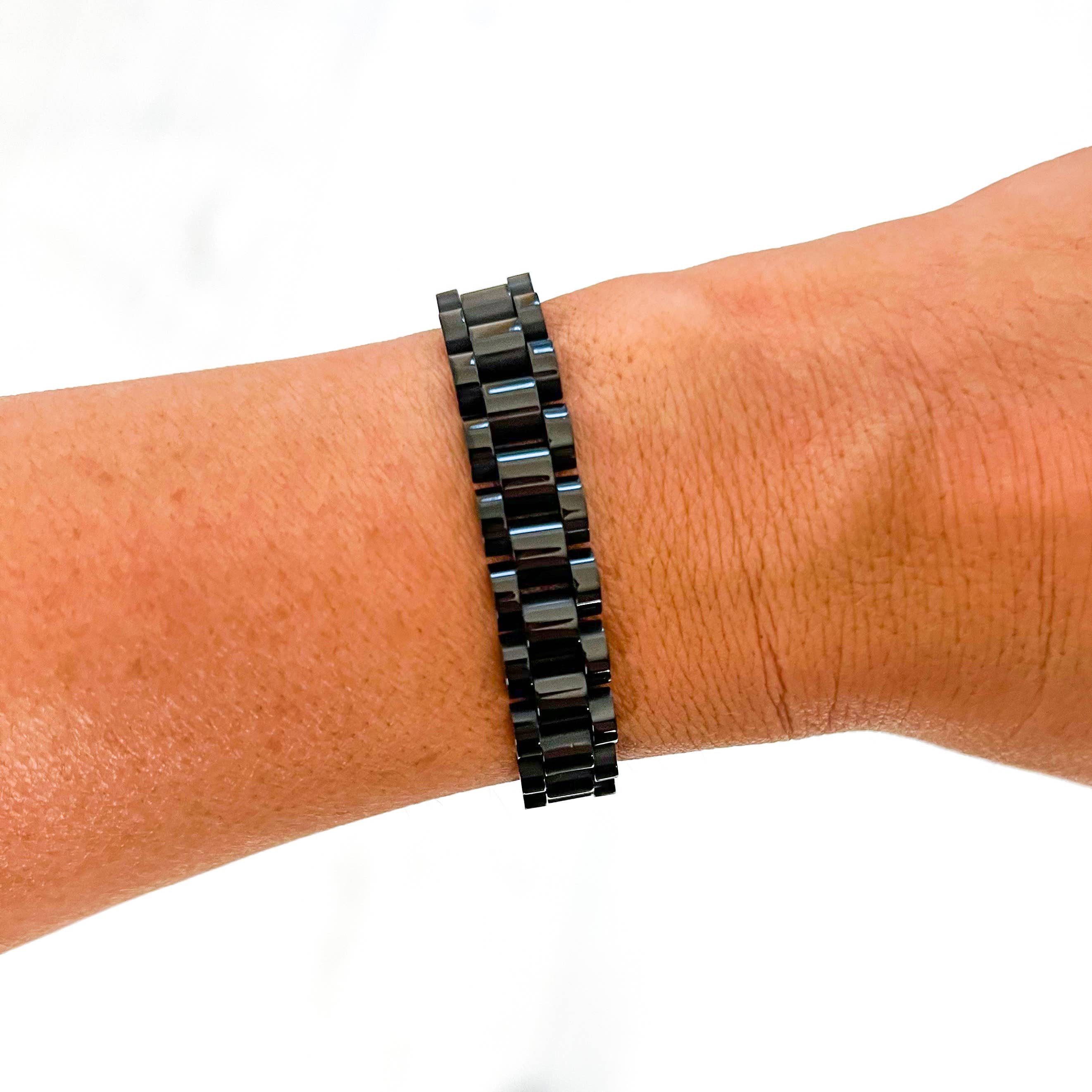 Savvy Bling - Wholesale Jewelry Set - Black Bracelet Mix3