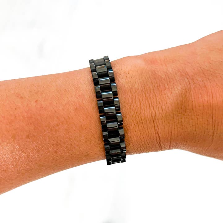 Savvy Bling - Wholesale Jewelry Set - Black Bracelet Mix3