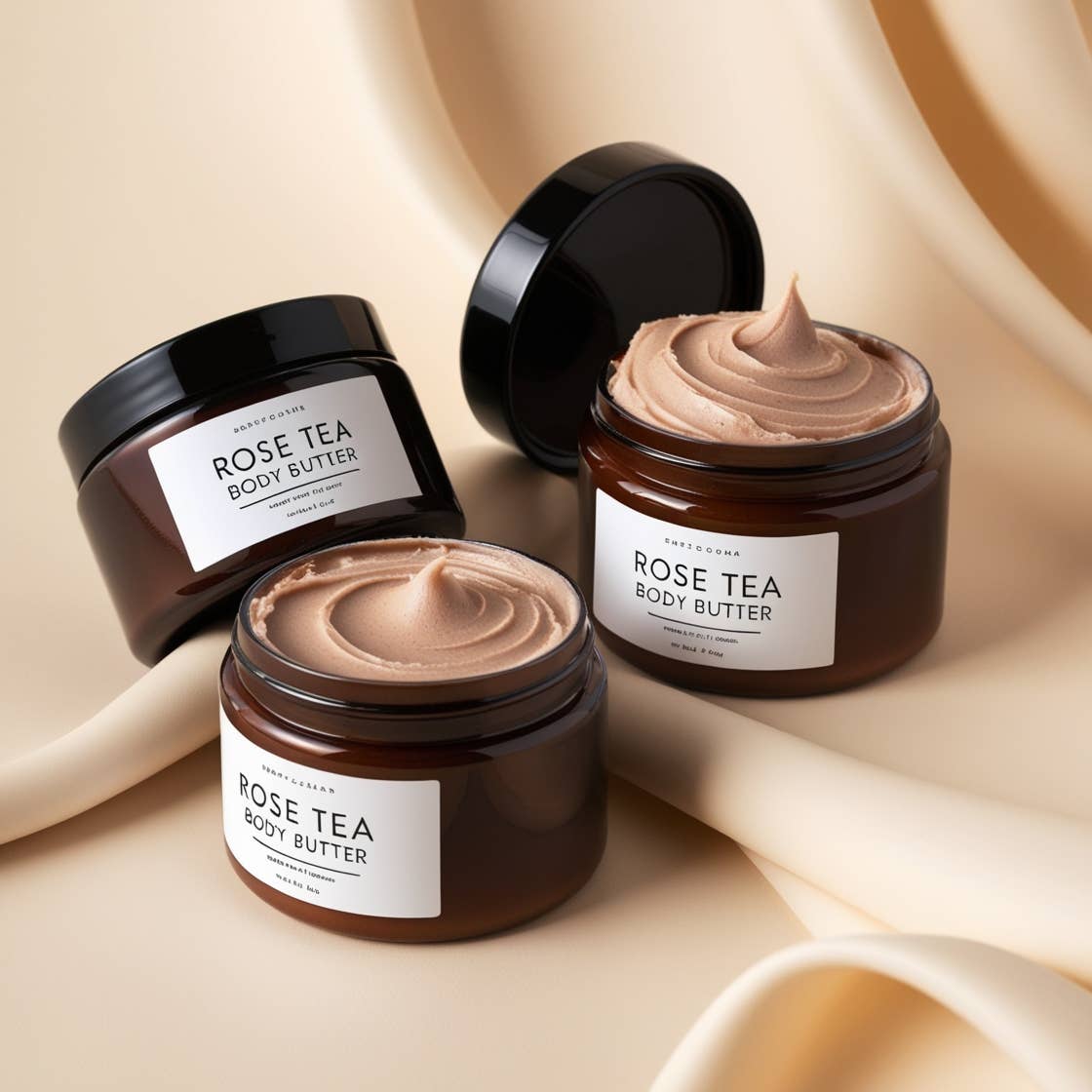 Beautique Goals - Wholesale Body balm/butter - Lichaamsboter met rozenthee 2