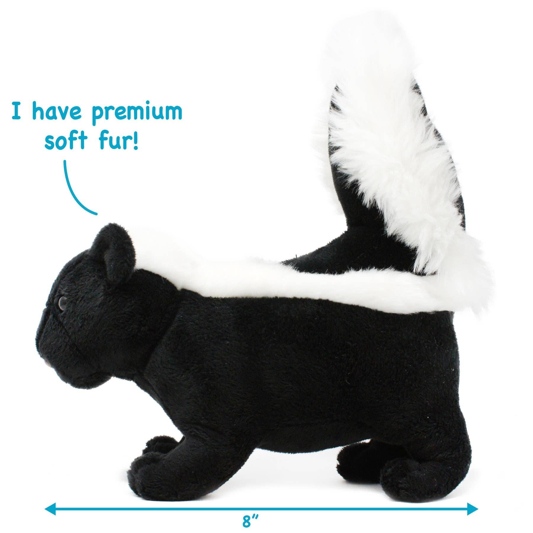VIAHART Toy Co. - Wholesale Stuffed/Plush Toy - Kids & Baby - Seymour The Skunk | 9 Inch Stuffed Animal Plush3