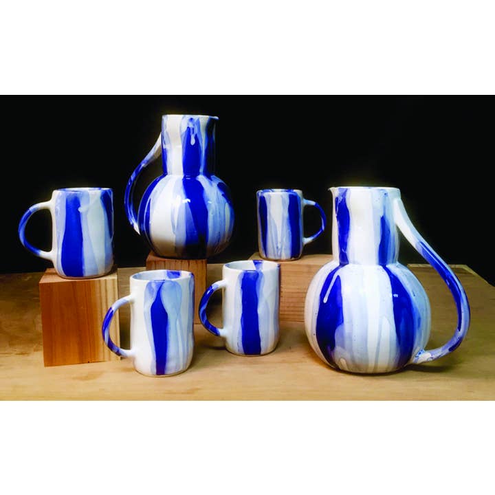 Pitcher with Handle for wholesale by ALEX MARSHALL STUDIOS