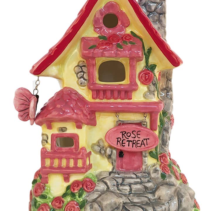 CASA DE VELAS RETIRO ROSA para venta al por mayor de Blue Sky Clayworks