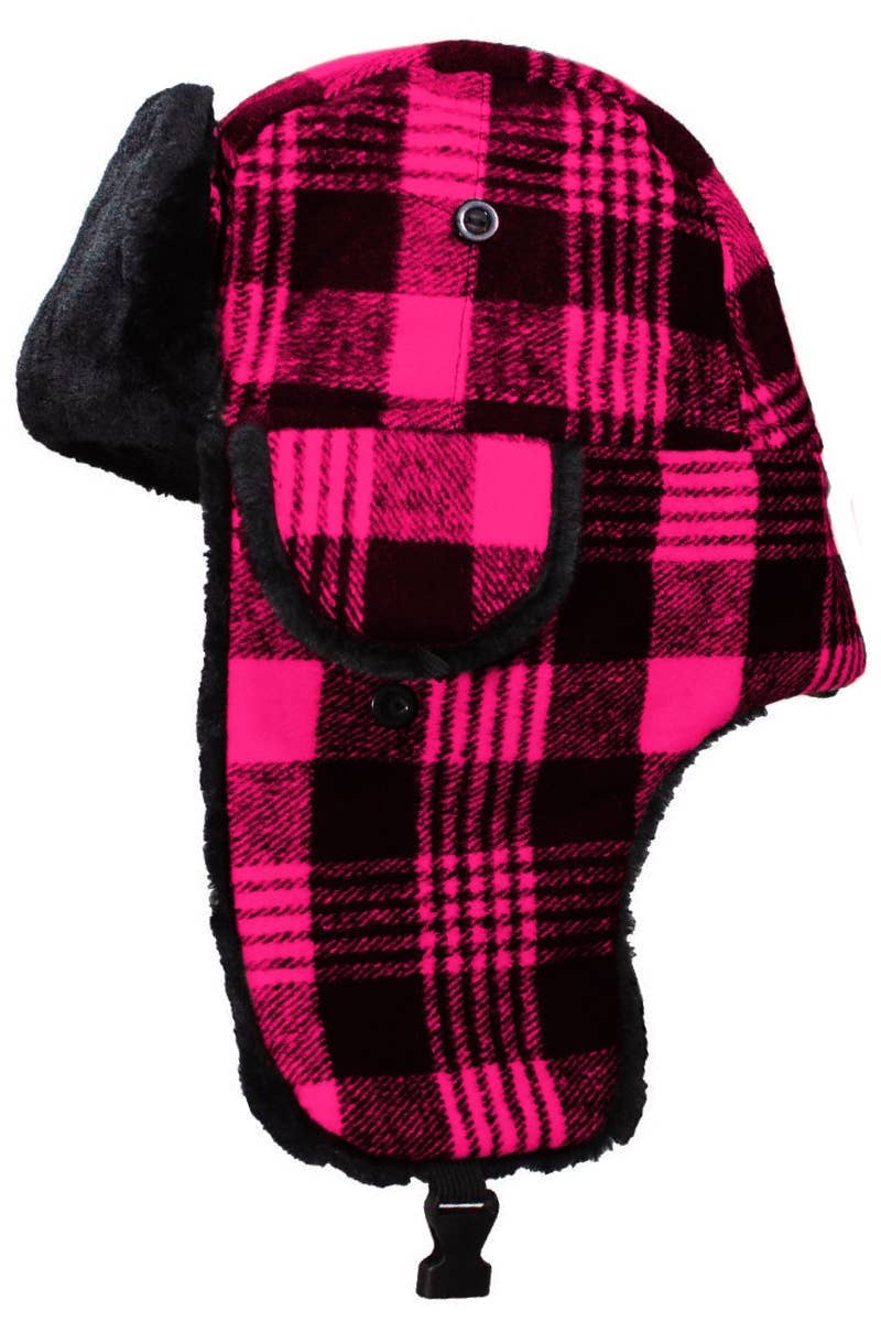 SURTIDO Gorro Glen Plaid con forro de piel térmica de venta al por mayor en Faire13