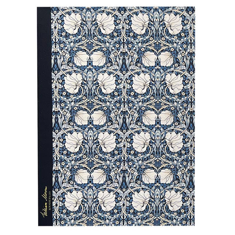 Koustrupco - Wholesale Notebook - Pimpernel pattern Dark Blue - Note Booklet - Made in Denmark1