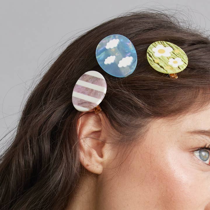 Tiepology - Vendita all'ingrosso Forcine per capelli - Forcina per capelli ovale Eco Happy5