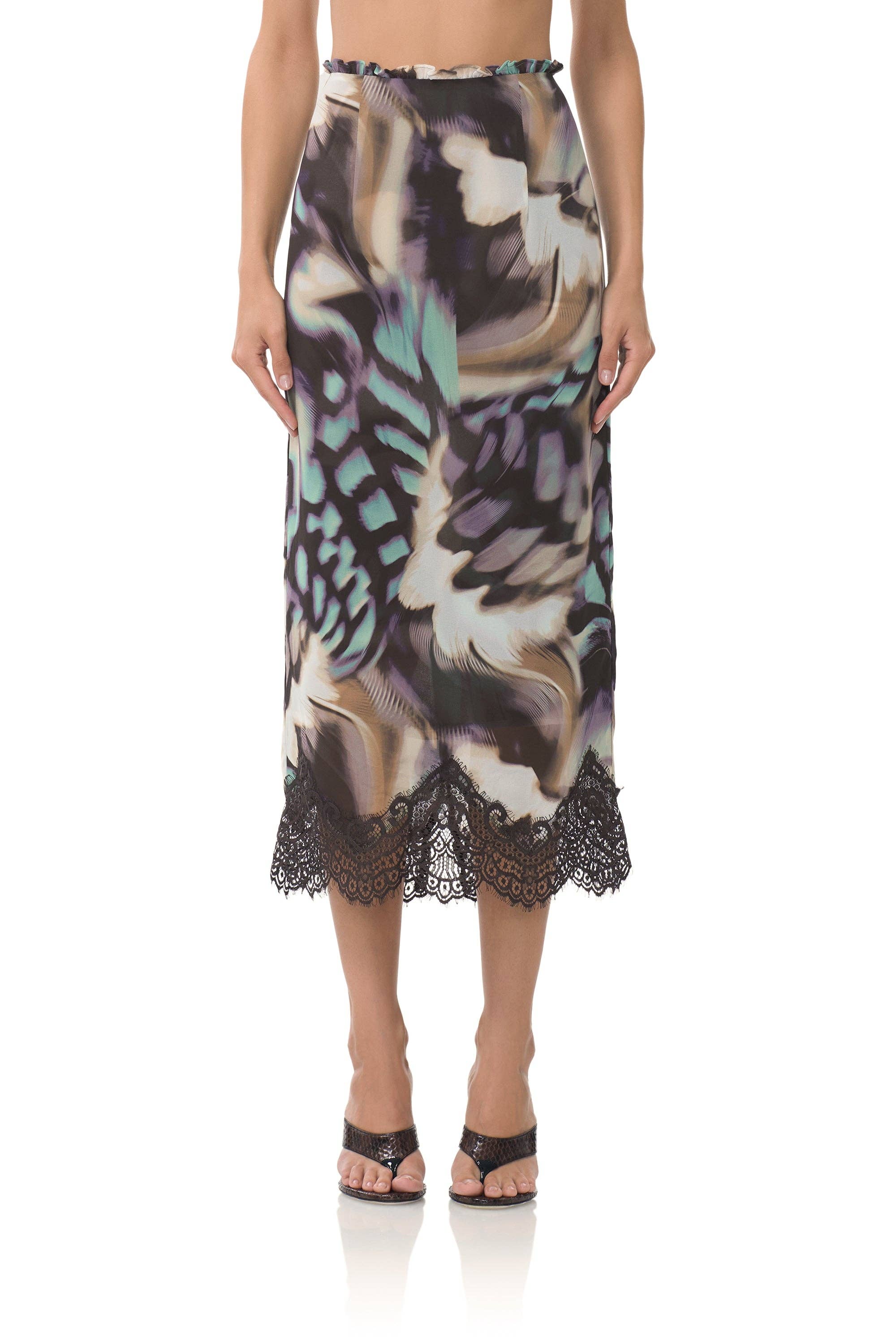 Ackley Skirt - Feather Swirl for wholesale on Faire1