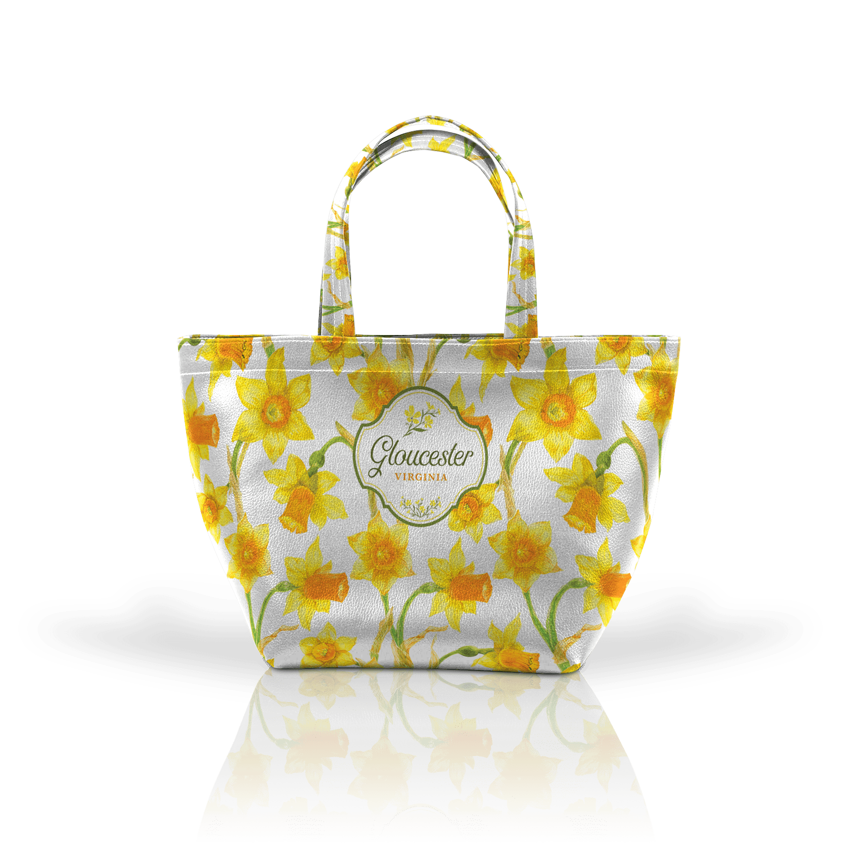 Matrix - Wholesale Tote Bag - Women's - Customizable Vegan Leather Cutie Tote: Tropical Floral Daff0