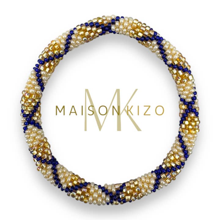 Nepalesisches Armband Glasperlen B39 für den Großhandel von MAISON KIZO