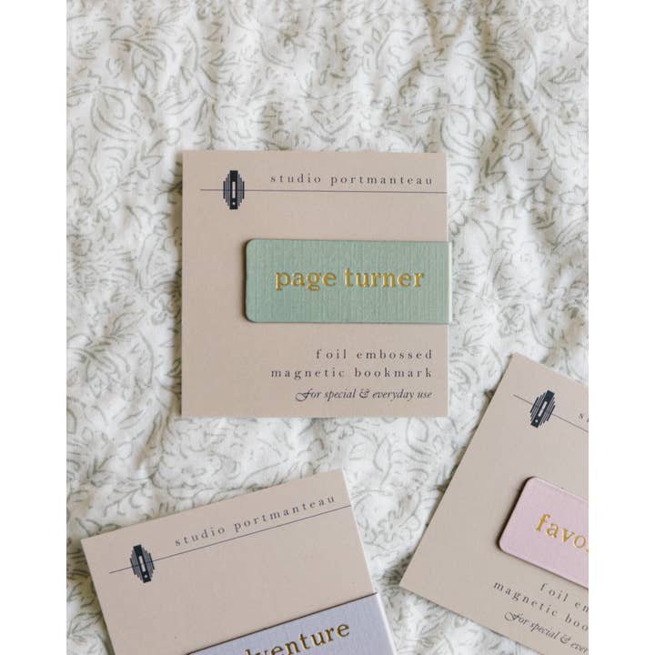 Studio Portmanteau - Vente Marque-page - Signet magnétique avec texte personnalisé | Book Lover Gift