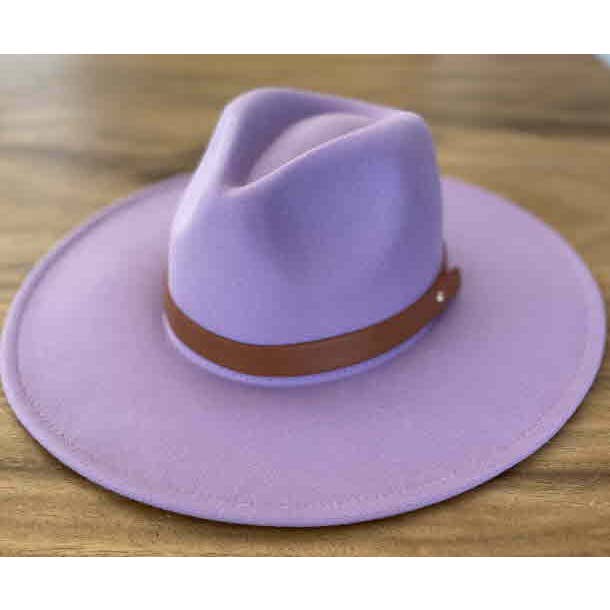 One and Only Accessories - Wholesale Fedora - Women's - Wide brim panama hat in vegan felt9
