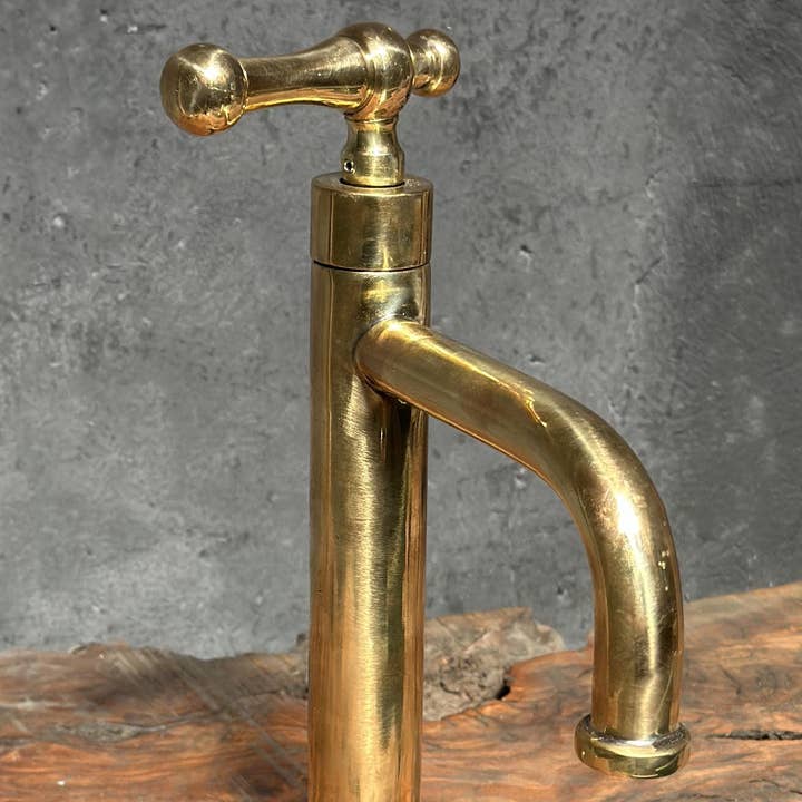 Artihand - Wholesale Kitchen Tool/Gadget - Unlacquered Brass Bathroom Faucet, Victorian Bathroom Faucet6