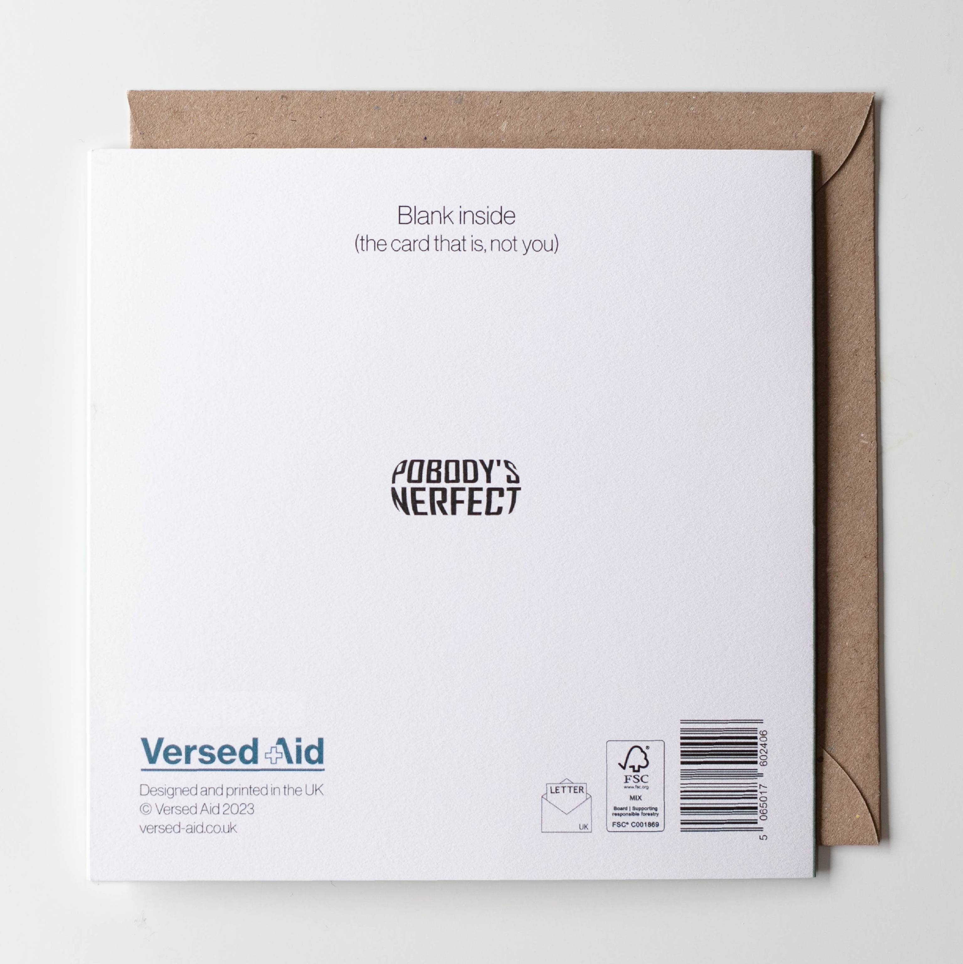 VERSED AID – wholesale Birthday card – DIY king | Funny birthday card for him | Cheesy dad jokes 2