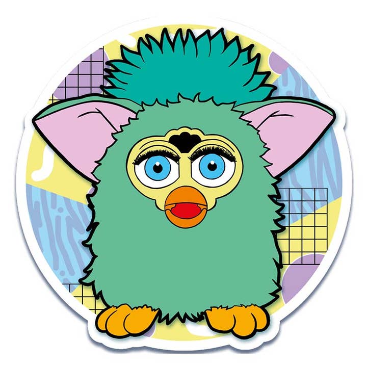 Cute Furby Toy Inspired Vinyl Sticker (pack of 3) for wholesale by Bite Your Granny