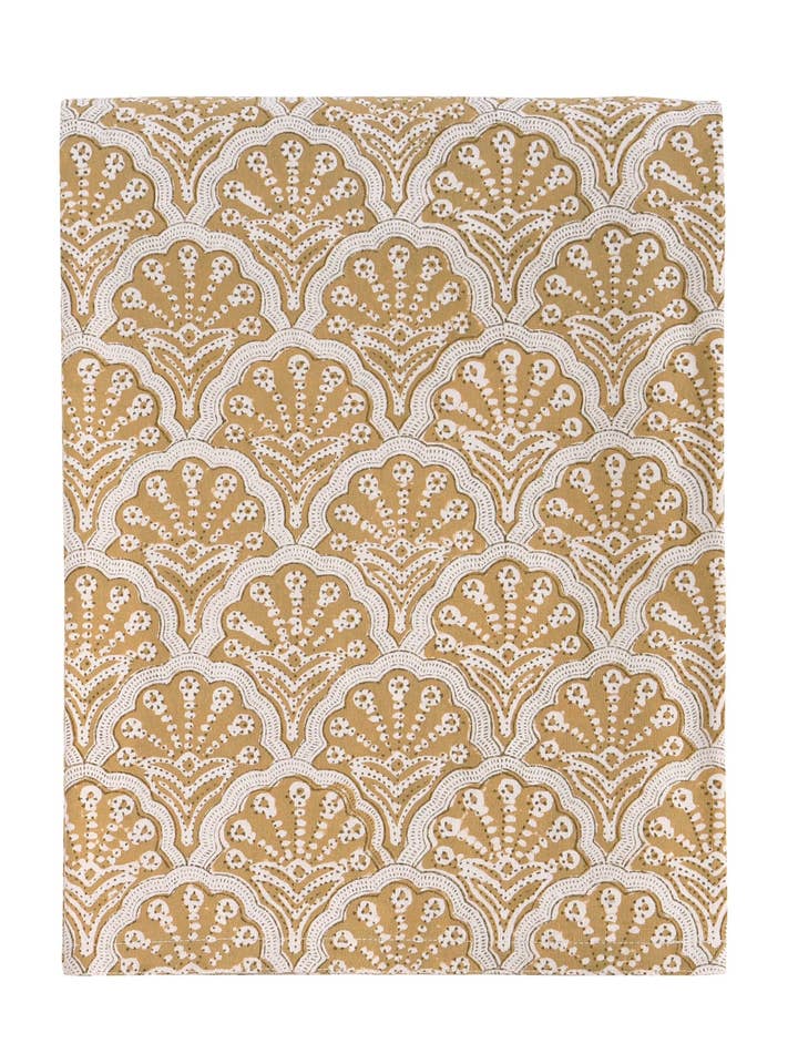 St Tropez Saffron Tablecloth for wholesale by Walter G